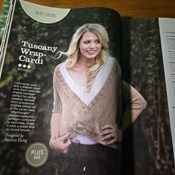 Love of Knitting magazine Spring 2017 - patterns for variegated yarn GOOD - Picture 6 of 6